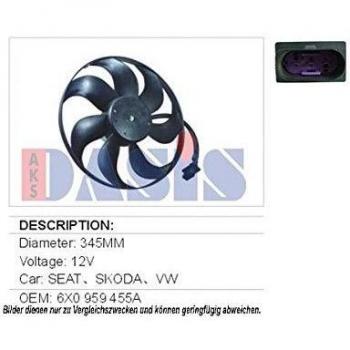 AKS Dasis 048029N Ventilador, refrigeración del motor