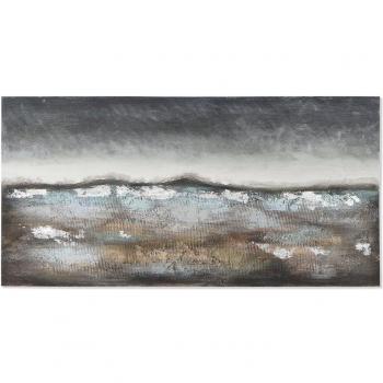 Cuadro lienzo y pino abstracto DKD Home Decor S3018381 (140 x 3,5 x 70 cm)