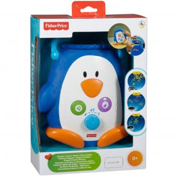 Mattel W9893 Fisher-Price - Pingüino proyector con música y luz