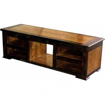 Mueble de TV DKD Home Decor 140 x 45 x 45 cm Marrón oscuro Acacia