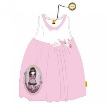 Vestido Gorjuss Blanco Rosa Talla 14