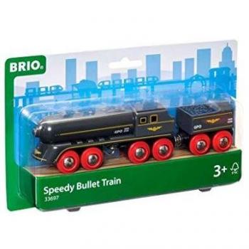 BRIO World - Speedy Bullet Train for Kids Age 3 Years Up - Compatible with all BRIO Railway Sets & Accessories