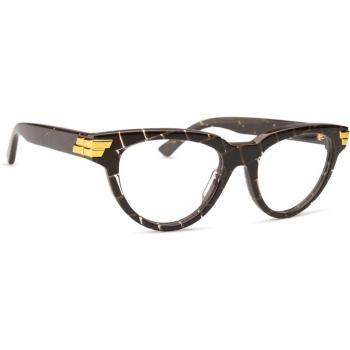 Bottega Veneta BV1106O 003 52 Stylish Eyewear, Unisex, Black, Size: ONE SIZE