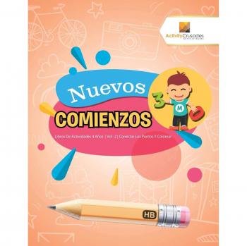Libros de Actividades Nuevos Comienzos para Niños de 4 Años - Volumen 2: Conectar los Puntos y Colorear