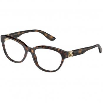 Dolce & Gabbana DG3342 502 Armazones para Mujer Tortoiseshell, Lentes Recetados Para Mujer Tortoiseshell, Gafas Recetadas para Mujer Tortoiseshell, Gafas Rec