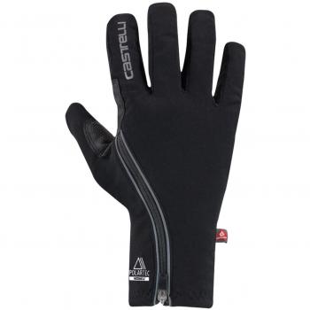 Guantes largos para hombre Castelli Espresso 2 negro mate - Talla L