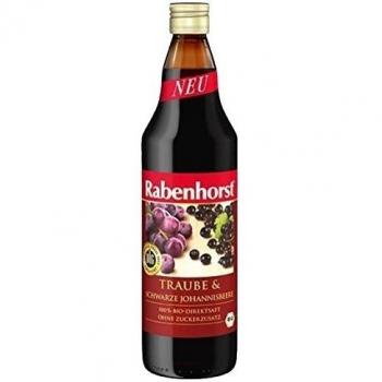 Rabenhorst Zumo Ecológico de Grosella Negra en Uva Roja - 750 ml