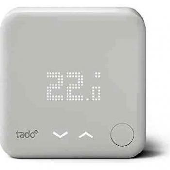 tado° Termostato Inteligente Cableado – Accesorio para control inteligente de calefacción y aire acondicionado en múltiples habitaciones, fácil instalación, wifi, compatible con Siri y Alexa