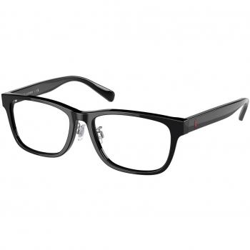 Gafas Graduadas Polo Ralph Lauren PH 2249D Ajuste Asiático 5001 para Hombre Negras con lentes recetadas y armazón negro