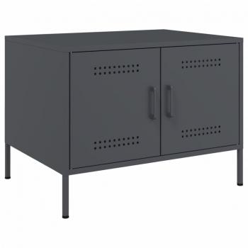 Mesa de Centro Antracita 68x50x50,5 cm en Acero Laminado en Frío