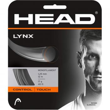 Cordaje de Tenis Unisex Adulto Head Lynx, Gris Oscuro, 12m Set Individual