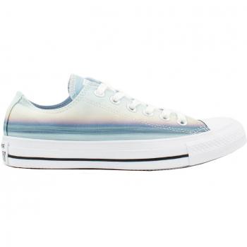 Converse Womens Chuck Taylor All Star Ox Blue Granite Porpoise Textile Trainers 40 EU