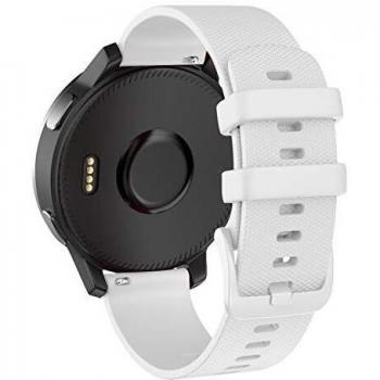 ISABAKE Correa de Reloj para Garmin vivomove 3s / Garmin Move 3S / vivoactive 4s / Garmin Active S,18mm Correa de Repuesto de Silicona Suave para Accesorios Garmin Watche