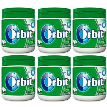 Orbit - Chicle Sin Azúcar Hierbabuena 60 grageas - [Pack 6]
