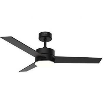 Ventilador de Techo Universal Blue Bora con Luz LED y Mando 70W - Negro