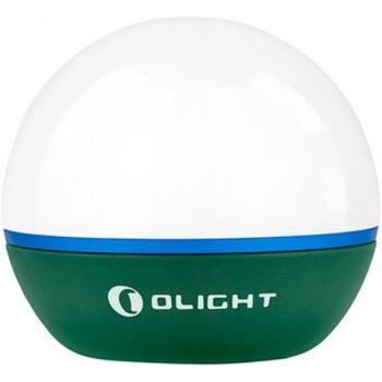 Olight Linterna LED Obulb Verde con base magnética - Ideal para camping y emergencias