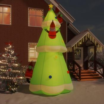 Árbol de Navidad hinchable LED 500 cm vidaXL