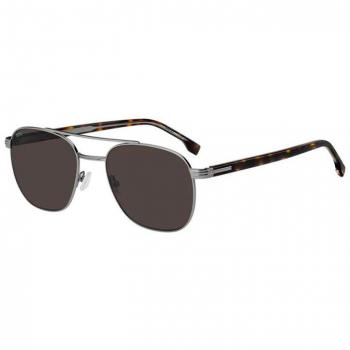 Hugo Boss 1723/S Men's Stylish Round Sunglasses - Ruthenium Havana/Grey - 56mm Size