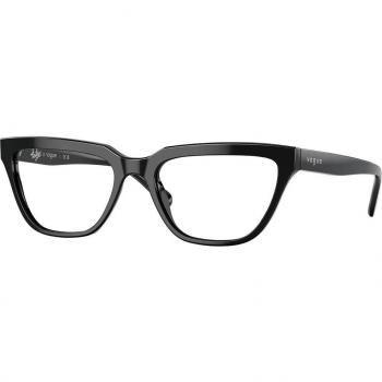 Vogue Vo5443 col. w44 Donna Squadrata Nero Eyewear - Glasses, male, Black, Size: 52 MM Hailey Bieber Eyewear Frames