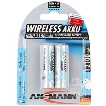 Ansmann 5035483 - MaxE wireless, potente pila previamente cargada, reducida autodescarga