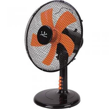 Ventilador de Mesa Jata VM3024 - 45W - 5 Aspas - Diámetro Base 24cm - 3 Velocidades - Cabezal Inclinable - Oscilación Automática