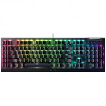 Teclado Mecánico Gaming Razer BlackWidow V4 X RGB con Switches Verdes, Cableado, Diseño US