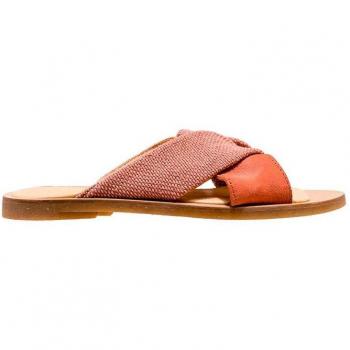 El Naturalista N5194 Tulip Sandalias Planas de Piel para Mujer en color Blush