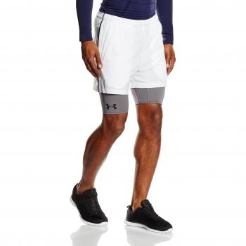 Under Armour UA MIRAGE 2 - Pantalón corto para Hombre, color Blanco, talla XXL