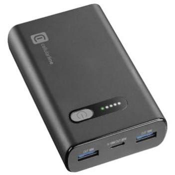 Power Bank Rápido 10000 mAh, Carga Rápida 20W, USB-C, Negro