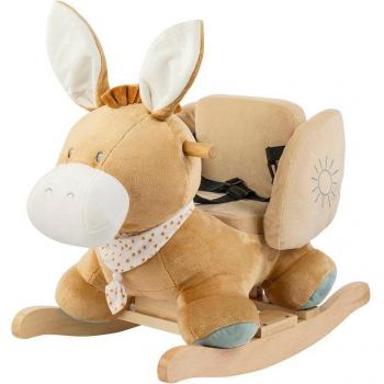 Balancín Leo en forma de caballo con cinturón de seguridad y diseño exclusivo Nattou - Colección Felix&Leo