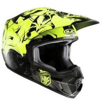 HJC 177174s Casco Moto, Amarillo, S