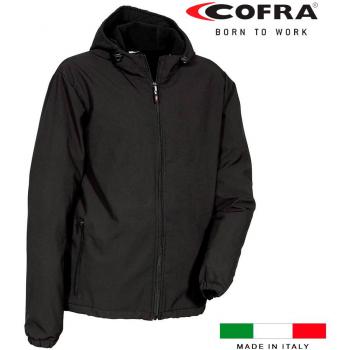Cazadora Softshell Vannas Negro COFRA Talla XL