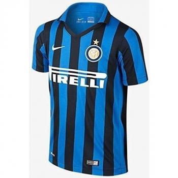 1º Equipación Inter de Milán 2015/2016 - Camiseta oficial Nike para niño, color negro / azul / blanco, talla L