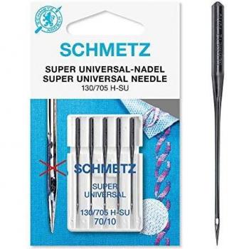 Schmetz Agujas para Máquinas De Coser, Metal, Plata, 70/10 Tamaño, 5