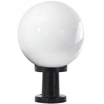 Sobremuro Exterior AMBIENTE BEL AIR HOME - Bola de Policarbonato de 25 cm - Iluminación LED de Calidad - Ideal para jardines, terrazas y patios - Resistente y Duradero - Portalámparas E-27 -