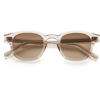 CHIMI 01 Ecru Men's Medium Brown Sunglasses