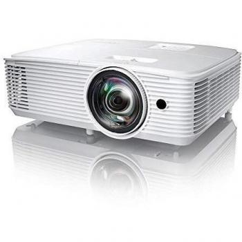 Videoproyector Optoma W318STe 3D, WXGA 1280x800, 3800 Lúmenes ANSI, HDMI VGA USB, Blanco con Lente de Distancia Corta