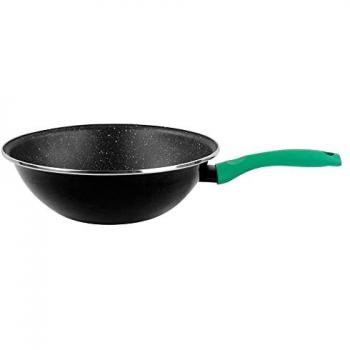 Sartén Magefesa Planet Ø28cm - Acero esmaltado vitrificado - Antiadherente bicapa - Negro mate - Apta para inducción y lavavajillas
