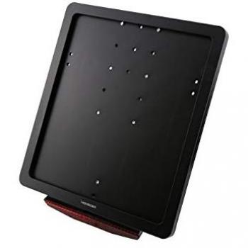 Placa de montaje de matrícula CNC HIGHSIDER anodizada negra
