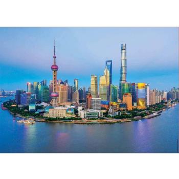 Educa - Puzzle de 1000 Piezas Shanghai al Atardecer