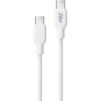Myway Cable USB Tipo C-Tipo C 20W 1m Blanco