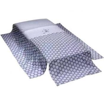 Cambrass Ter - Edredón para cuna, 60 x 120 cm, color gris