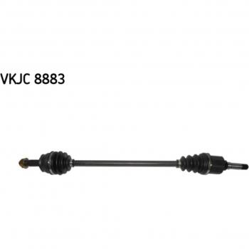Eje motriz y árbol de transmisión SKF VKJC 8883, compatible con vehículos específicos, fabricado en acero de alta resistencia, diseño optimizado para reducir vibraciones y ruido, fácil instalación, garantía de calidad SKF