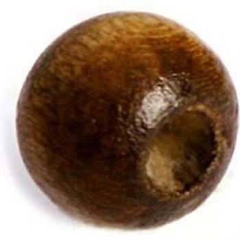 INNSPIRO Cuenta madera bola nogal diam. 8mm. 100u