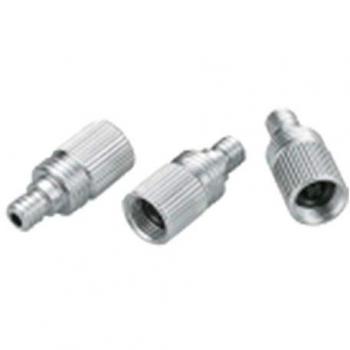 Xlc Ventiladapter-2501960058 Material de Bicicleta, Unisexo, Plata, Talla única