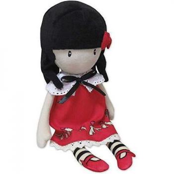 Gorjuss M-07-G Muñeca de Trapo en Display - Time To Fly, 30 cm