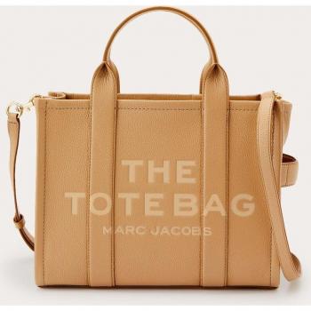 MARC JACOBS The Leather Medium Camel Tote Bag Size: One Size, Colour: Brown, Female