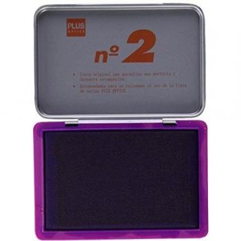 Plus Office 02 - Almohadillas para sellar nº 2, 80 x 120 mm, violeta