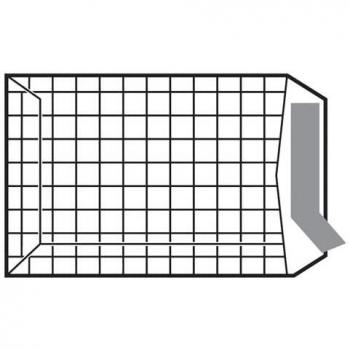 Caja de 100 bolsas kraft armado marrón cuarto prolongado 184x261mm 120grs con tira de silicona