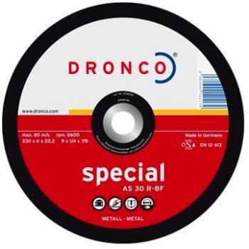 DRONCO AS30R-230 - Disco de desbaste AS 30 R Special-metal, 230 x 6 mm